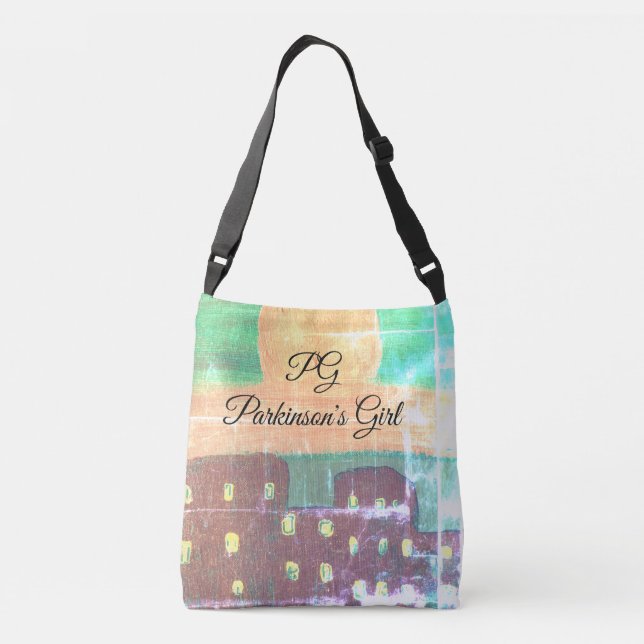 Parkinson-Girl-Tasche Tragetaschen Mit Langen Trägern (Rückseite)