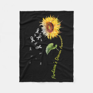 Parkinson-Krankheit Bewusstsein Sonnenblume Fleecedecke
