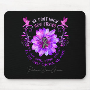 Parkinson-Krankheit Bewusstseinsblume Wir Wissen N Mousepad