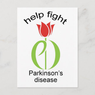 Parkinson-Krankheit, Parkinson-Krankheit, Tulpe, p Postkarte