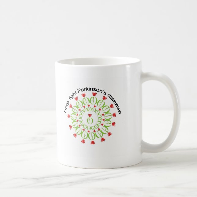 Parkinson-Krankheit, parkinsons Krankheit, Tulpe, Kaffeetasse (Rechts)