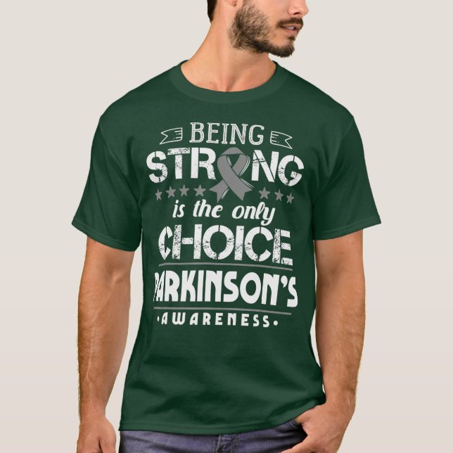 Parkinson-Krankheit Survivor Parkinsons Bewusstsei T-Shirt (Vorderseite)