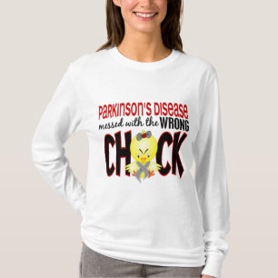 Parkinson-Krankheit verwirrt mit dem falschen T-Shirt