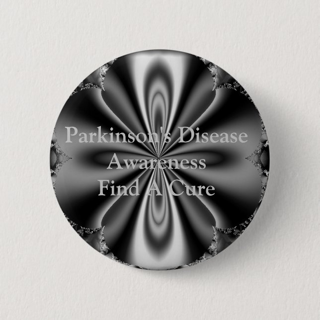 Parkinson-Krankheits-Bewusstseins-Knopf Button (Vorderseite)