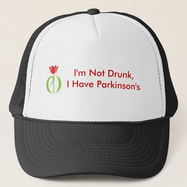 Parkinson-Krankheits-Hut Truckerkappe (Vorderseite)