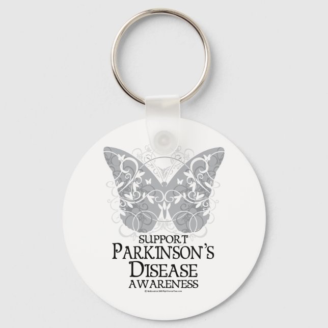 Parkinson-Schmetterling Schlüsselanhänger (Vorderseite)