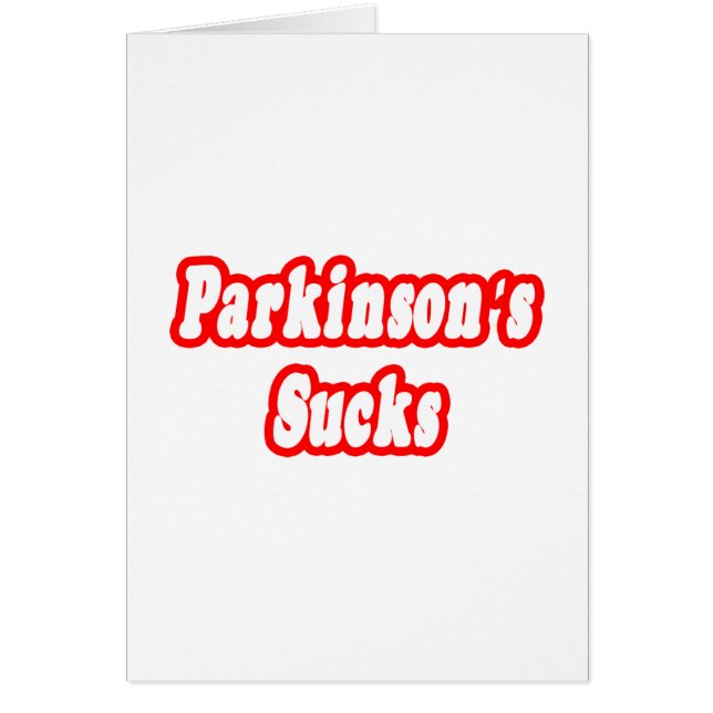 Parkinson-Sind zum Kotzen (Vorne)