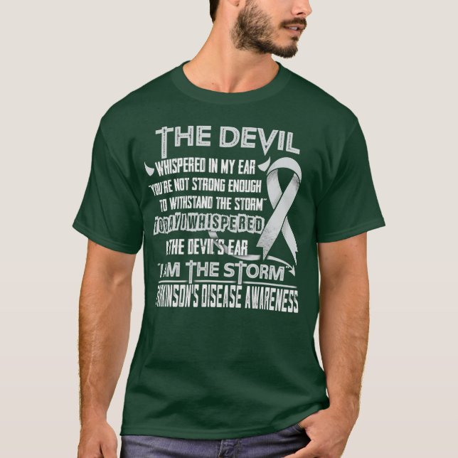 Parkinsons Disease Awareness I am the Storm T-Shirt (Vorderseite)