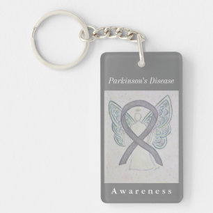 Parkinson's Disease Awareness Ribbon Schlüsselanhä Schlüsselanhänger
