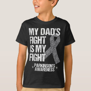 Parkinson's Disease Awareness Vater; s Fight Silve T-Shirt