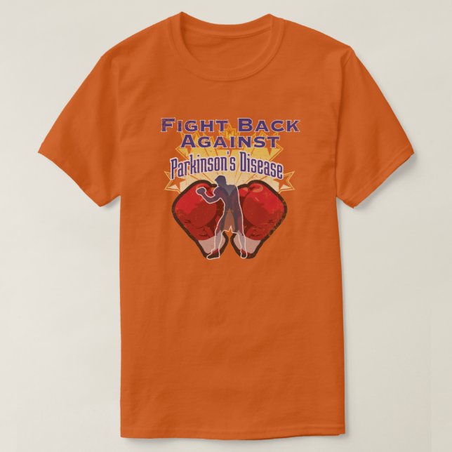 Parkinson's Kampf zurück gegen Not T-Shirt (Design vorne)