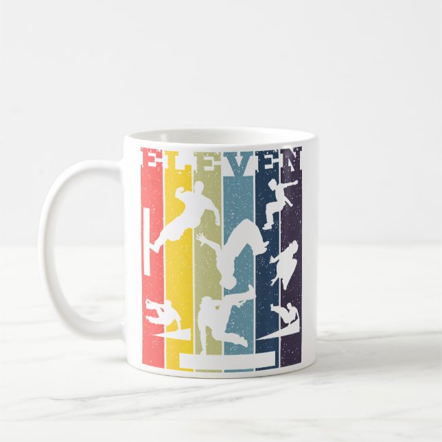 Parkour 11. Geburtstag Kaffeetasse (Links)