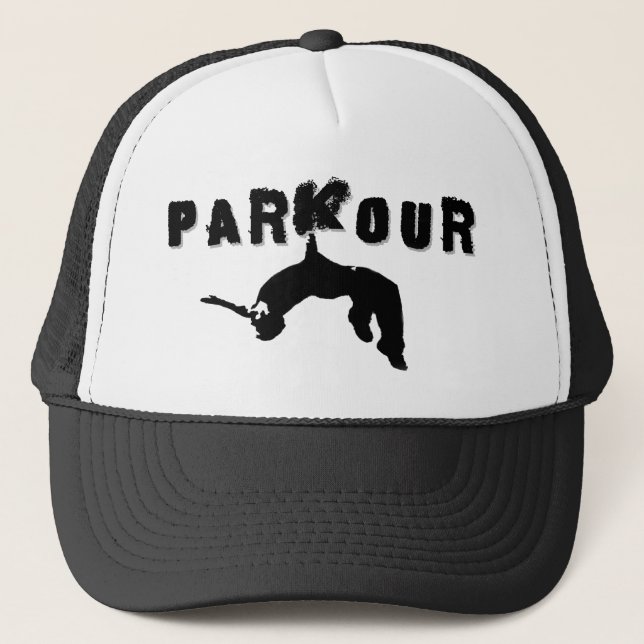 Parkour Athlet Truckerkappe (Vorderseite)
