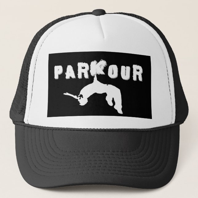 Parkour Athlet Truckerkappe (Vorderseite)