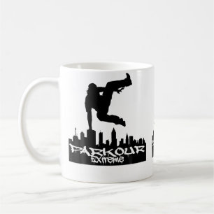 Parkour City Jumper Parkour Free Running T-Shirt Kaffeetasse