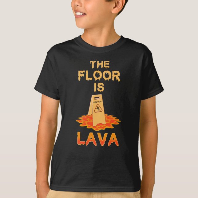 Parkour Der Boden ist Lava T-Shirt (Vorderseite)