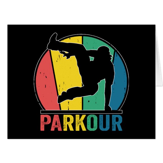 Parkour Free Running Training Traceur Retro (Devant horizontal)