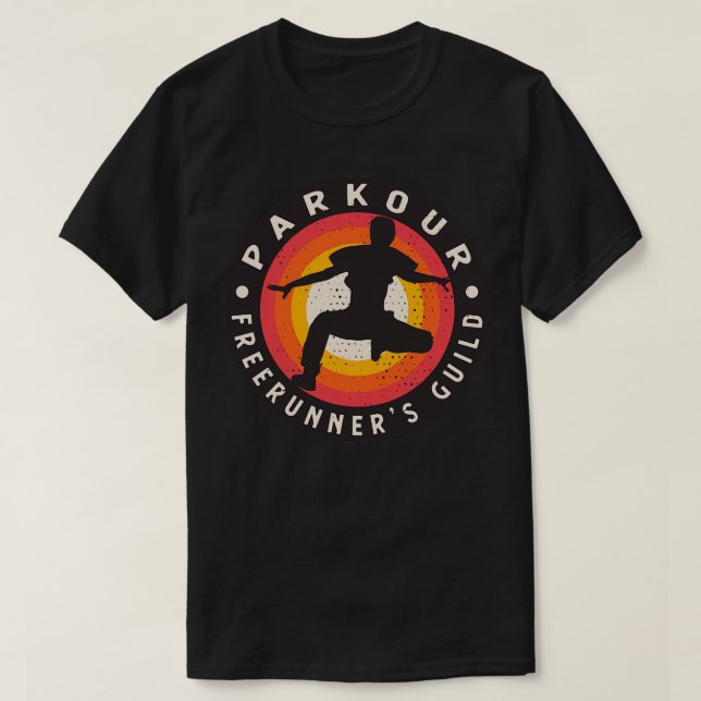 Parkour Freerunners Guild Freerunning T-Shirt (Design vorne)