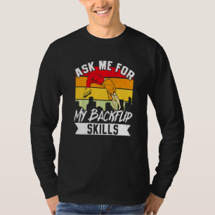 Parkour Freerunning Traceur Athlet Rückwärtssalto T-Shirt