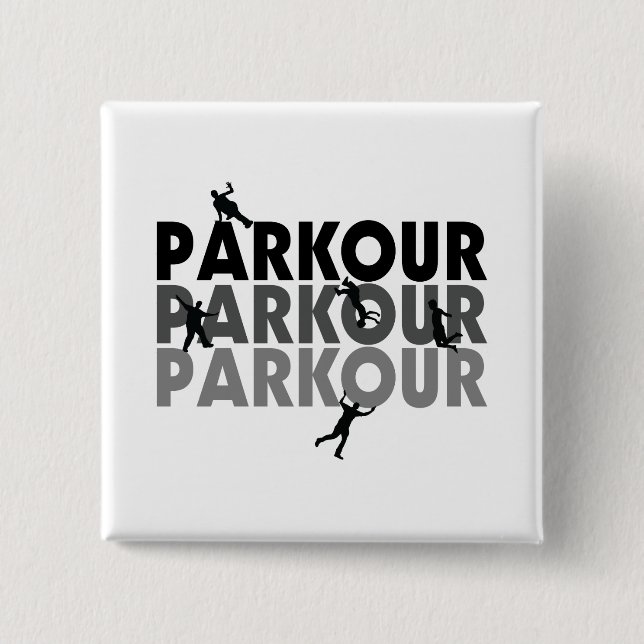 Parkour freier Betrieb Button (Vorderseite)