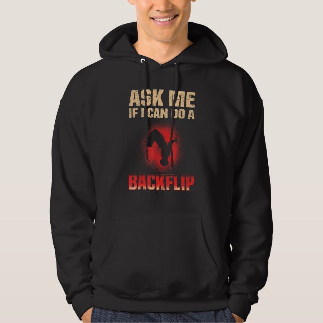 Parkour für Parkour Runner Traceur Freestyle Runne Hoodie (Vorderseite)