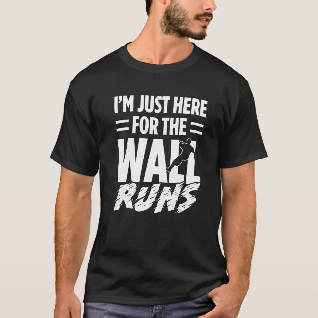 Parkour für Parkour Runner Traceur Freestyle Runne T-Shirt (Vorderseite)