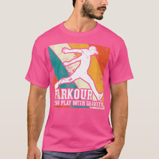 Parkour Ich kann mit der Schwerkraft spielen Vinta T-Shirt