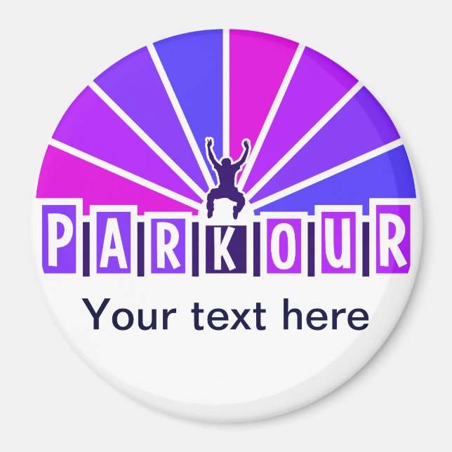 PARKOUR-Magnet, anpassen Magnet (Vorne)