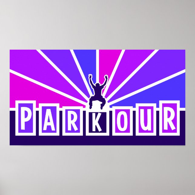 PARKOUR-Plakat Poster (Vorne)