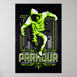 Parkour Poster - Parcour Poster - Parcours