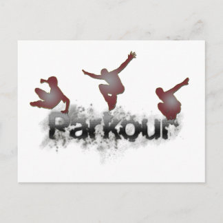 Parkour Postkarte