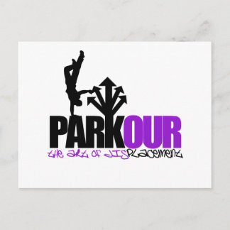 Parkour Postkarte