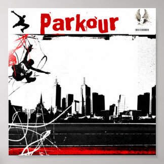 Parkour Print Poster