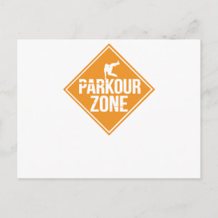 Parkour Runaway Extreme Sports Stunt Free Running Postkarte