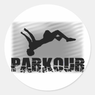 Parkour Runder Aufkleber