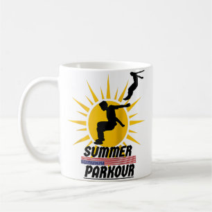 Parkour-Shirt für Jungen Freerunning-Spieler Roadt Kaffeetasse