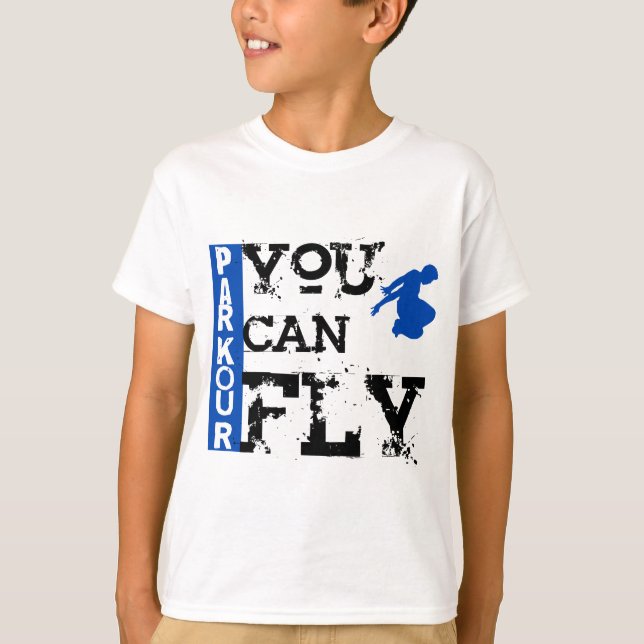 Parkour - Sie können fliegen T-Shirt (Vorderseite)