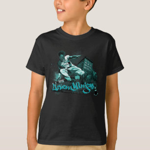 Parkour - städtisches Ninjas Shirt aquamarin
