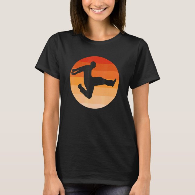 Parkour Sunset Parkour Freeruning 1 T-Shirt (Vorderseite)