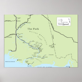 Parkplakat (Farbe) Poster