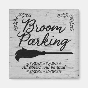 Parkplatz auf dem Zimmer Magnet