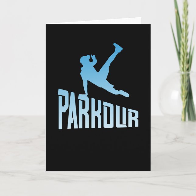 Parkplatz Freerunner Gratis-Laufsportplatz Karte (Vorderseite)