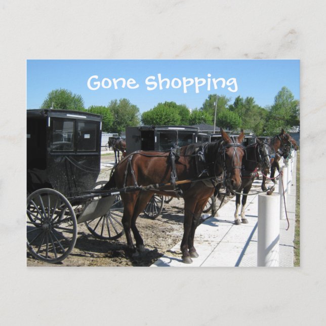 Parkplatz Postkarte (Vorderseite)