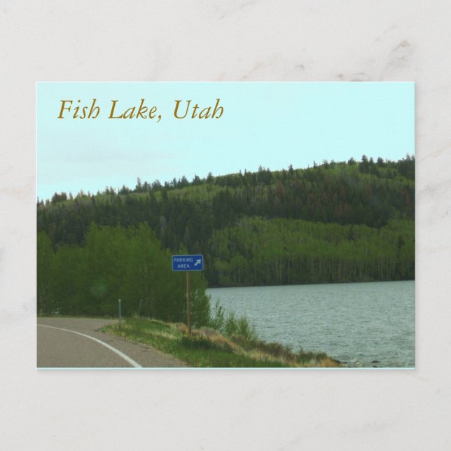 Parkplatz Postkarte (Vorderseite)