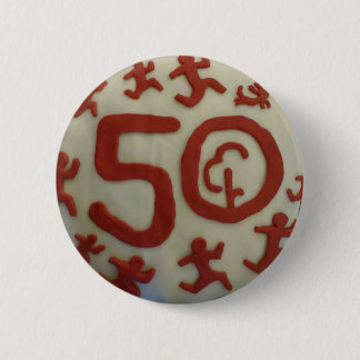 Parkrun 50 Meilenstein-Abzeichen Button