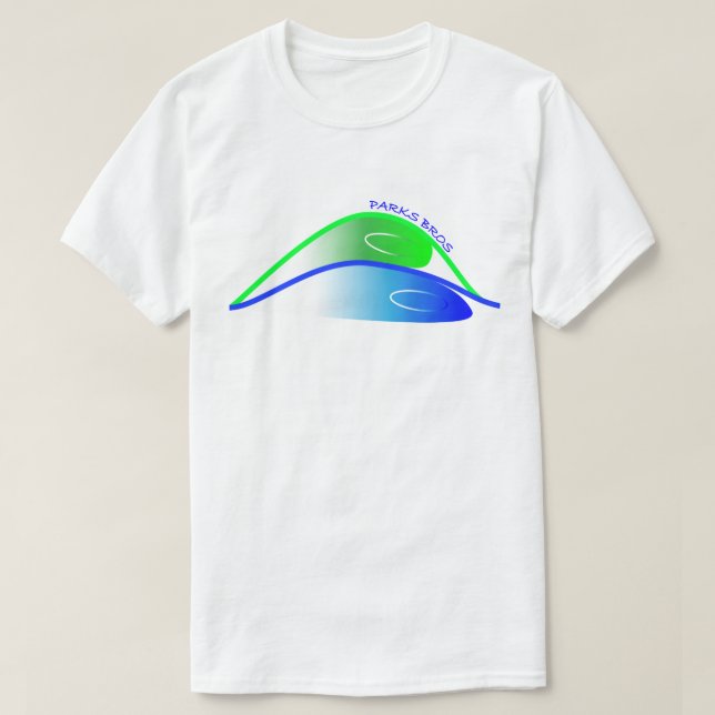 Parks Bros Logo mit Wort-T - Shirt (Design vorne)