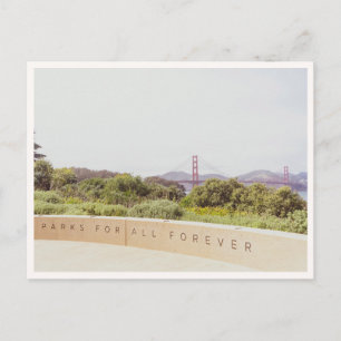 Parks für alle für immer Presidio San Francisco Postkarte