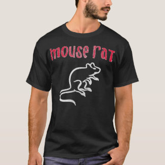 Parks & Recreation Mouse Rat Logo gestört T-Shirt