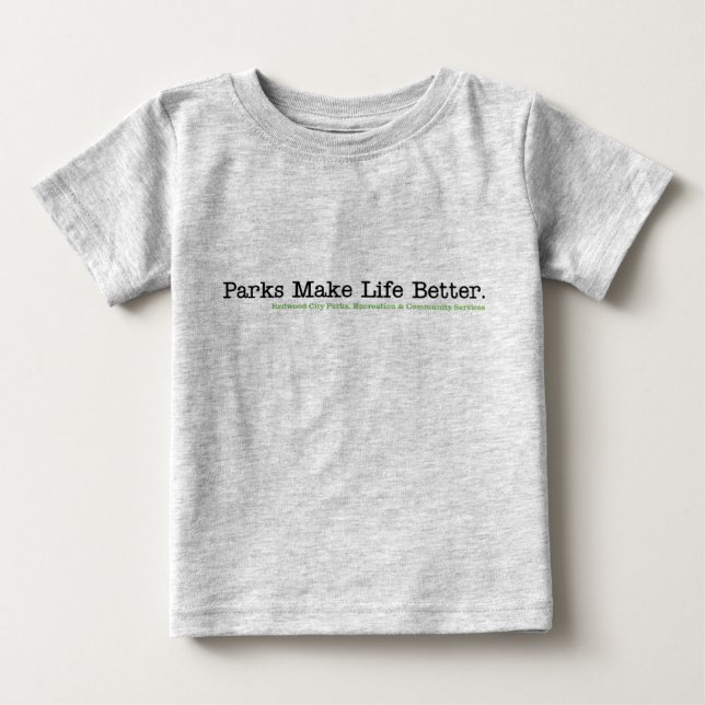 PARKS UND ERHOLUNG BABY T-SHIRT (Vorderseite)