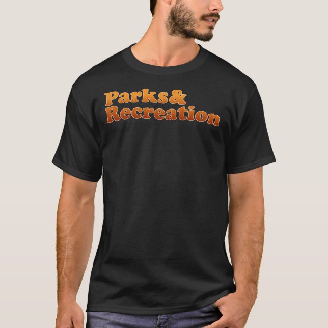 Parks und Rec Retro Logo Classic T - Shirt (Vorderseite)